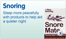 Snoring: Sleep more peacefully with products to help aid a quieter night